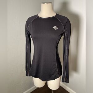 Harley-Davidson Charcoal Long Sleeve Women's Tee